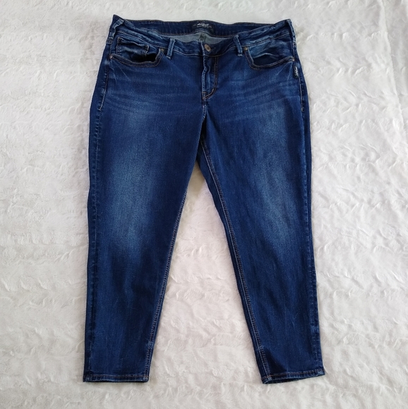 Silver Jeans Denim - Silver Suki Skinny Crop Jeans